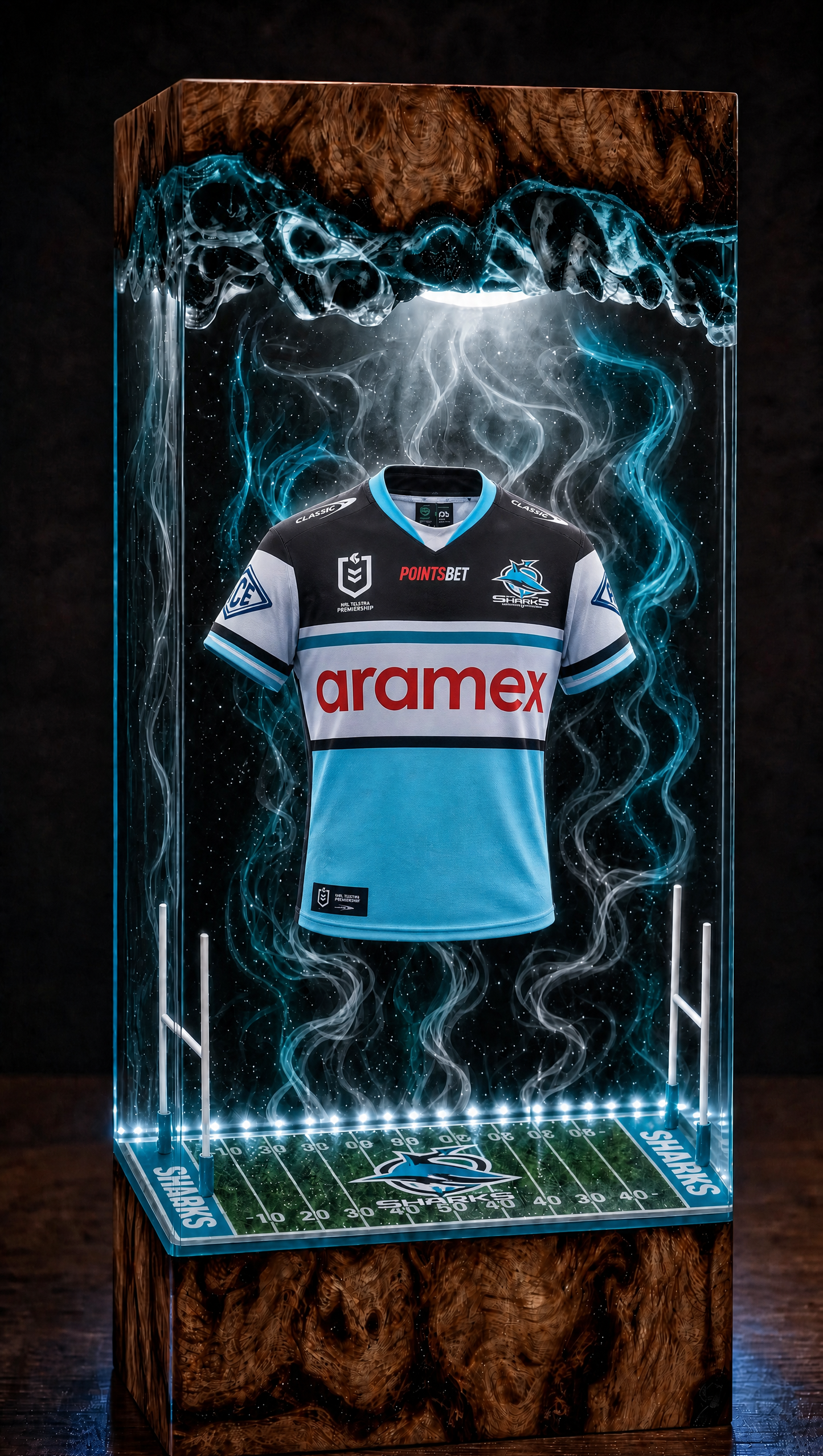 Handmade NRL Lamps
