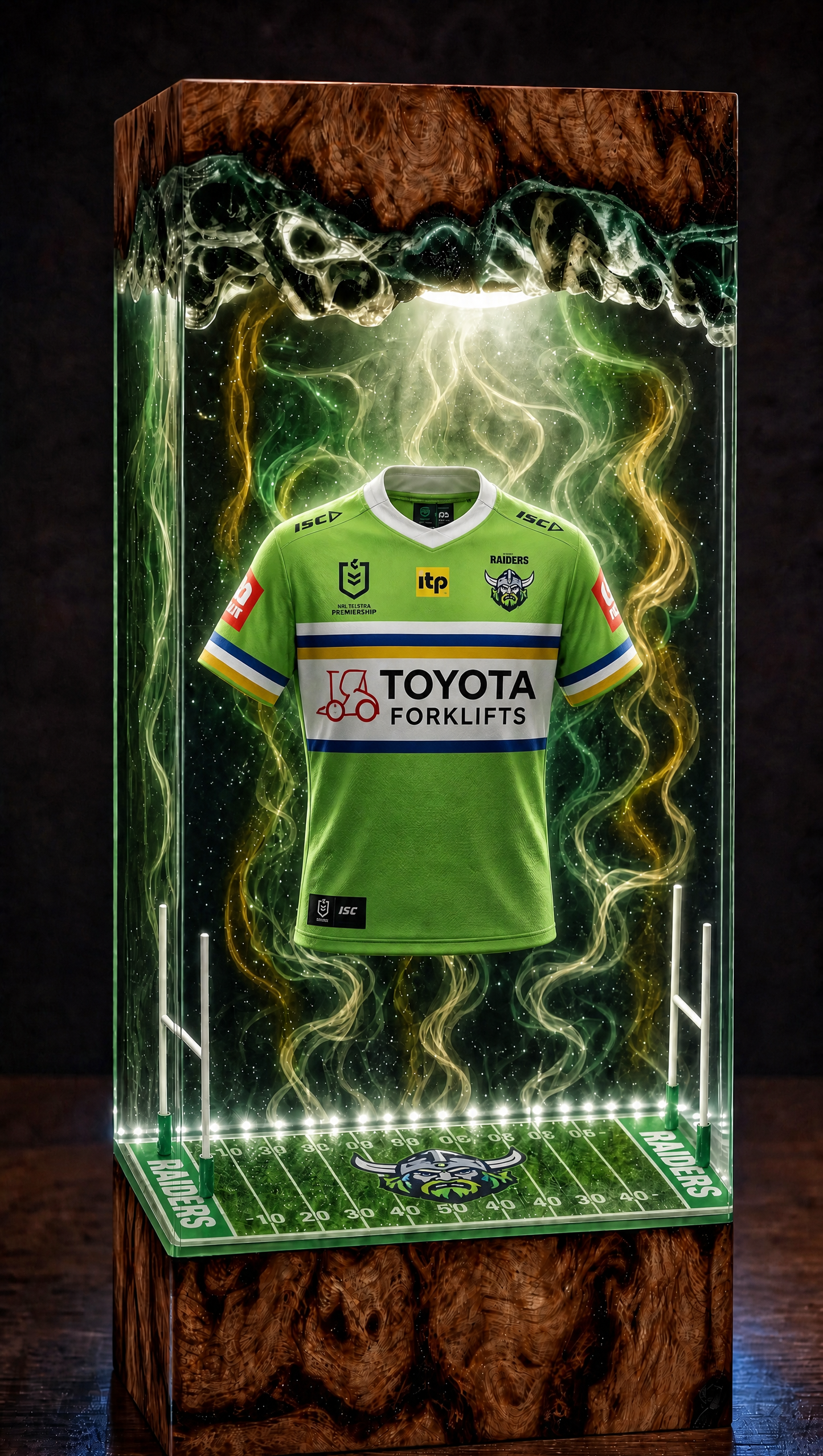 Handmade NRL Lamps